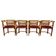 Set of 4 Fledermaus chairs made by Thonet.