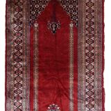 Vintage Pakistani carpet Lahore handmade 94cm x 178cm 1960s, 1C806