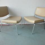 Pair of vintage low chairs