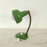Lampe de table vert,  années 50  .