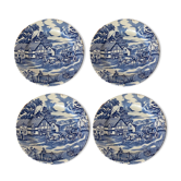 Blue Luneville dessert plates