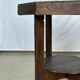 Table d'appoint octogonale piètement quadripode à entretoise de style moderniste