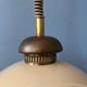 Vintage space age mushroom pendant lamp