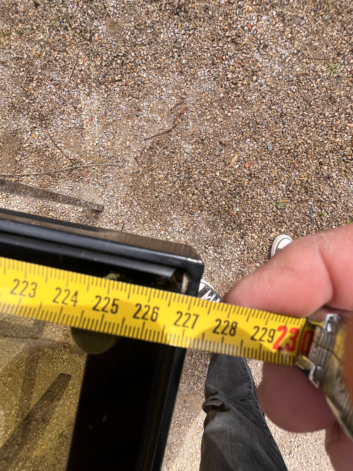 Smoked glass dining table