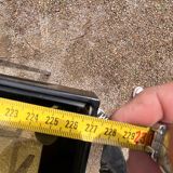 Smoked glass dining table