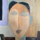 Contemporary portrait painting of a woman