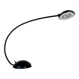 Black Italian desk lamp by C. Zaffaroni Turate, 1980s.