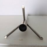 Bougeoir tripode moderniste en métal design années 70