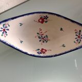 Pair of ravines decor Dambach from the vintage Sarreguemines faienceries 60-70