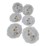 Set of porcelain bowls Jamet Seignolles