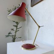 Lampe de bureau années 50 « diabolo » Aluminor