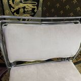 8 1970 chairs in chromed metal "made an Italy" restored