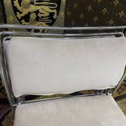 8 1970 chairs in chromed metal "made an Italy" restored