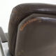 Walter Knoll leather swivel desk chair, Germany 1970's