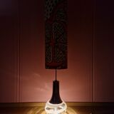 Floor Lamp with Illuminated Glass Base from Doria Leuchten, 1960s