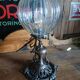 Bronze and glass lamp
