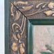 Antique original flower oil painting, yellow roses still life art