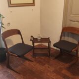 Pair of Baumann Kangaroo chairs