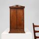French Art Deco shaving cabinet in wood from the 1930