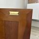 French vintage corner cabinet in solid wood by Ernest Ménard.