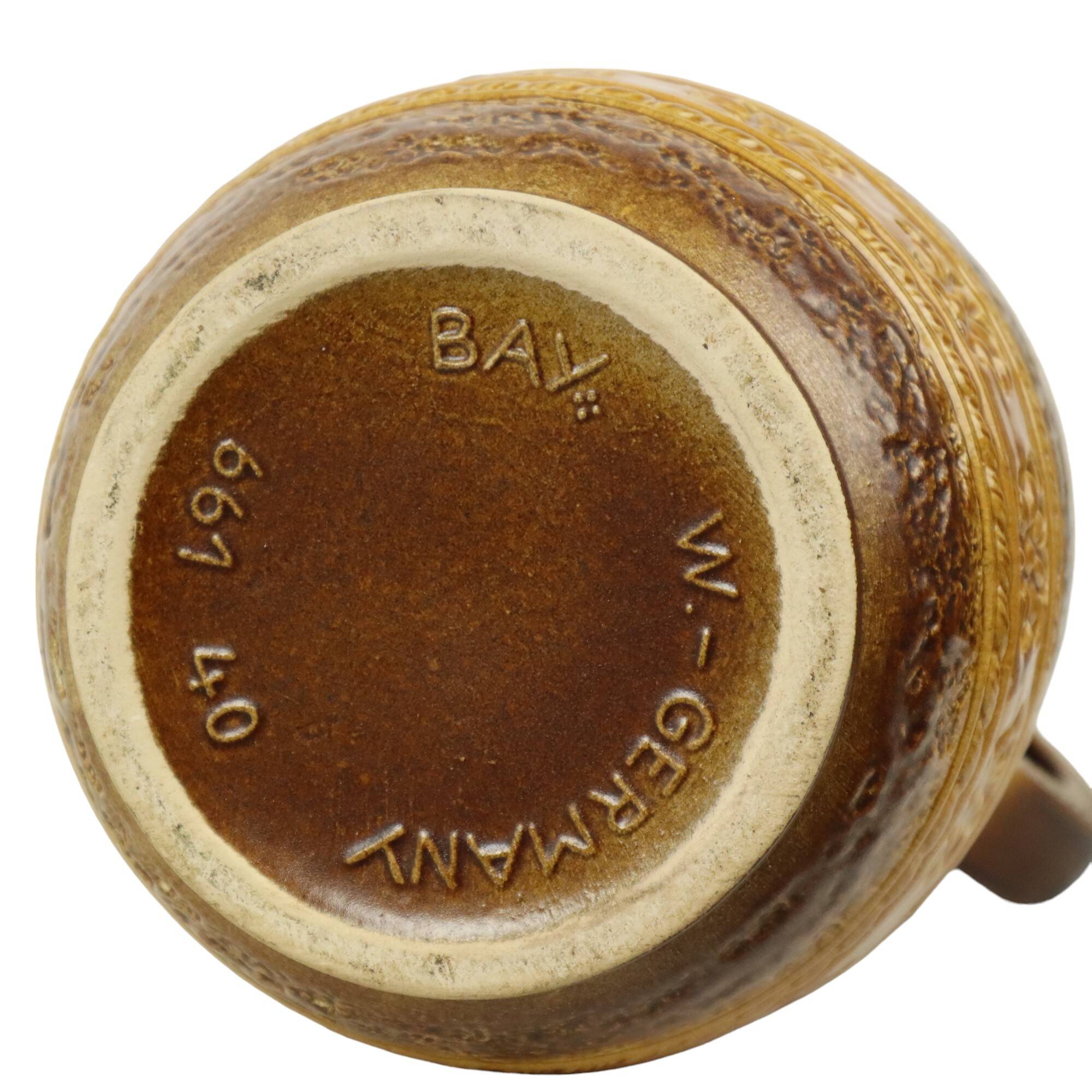 Vintage Bay Vase West Germany Ceramic Flowers 661-40