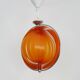 Vintage Christian Koban “Moon” orange pendant light, 80s