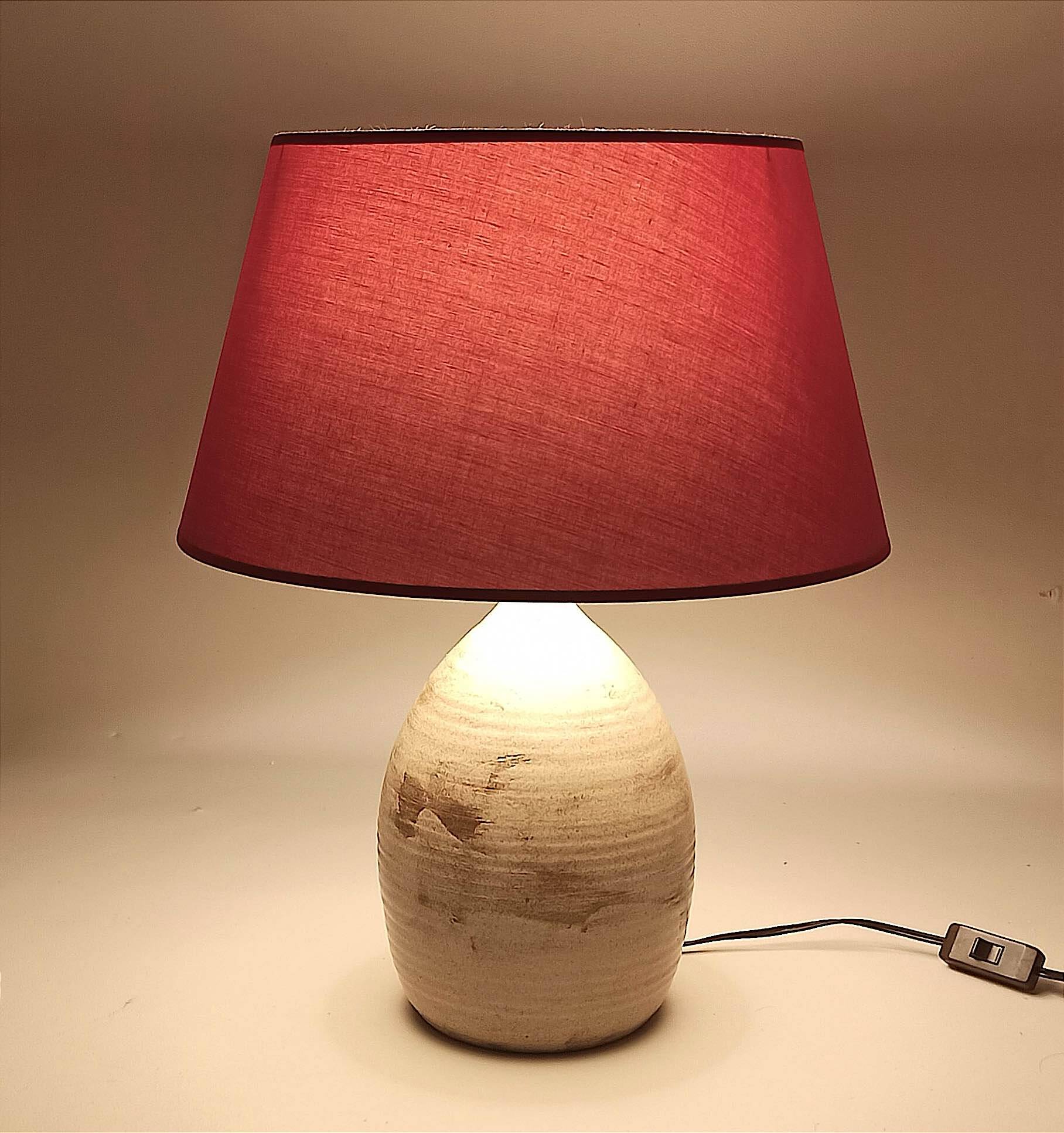 Daris ceramic lamp 1970s Height 51.5 cm
