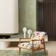 Fauteuil WR à motifs coloré