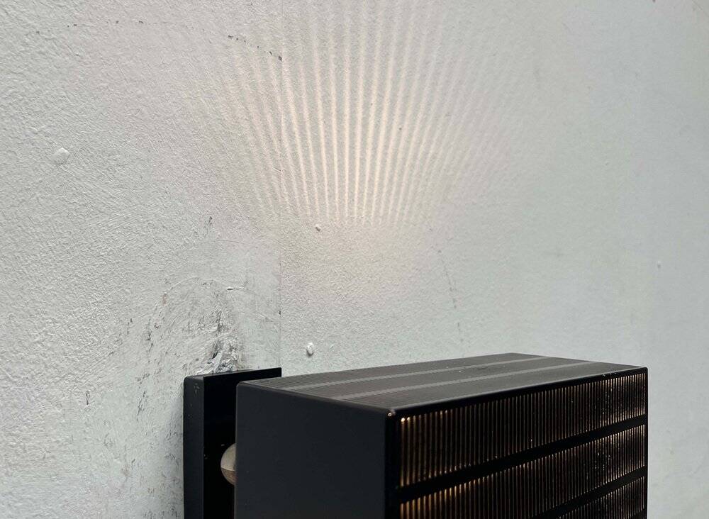 Mid-century German minimalist wall lamp model Flamingo by BUR, Bünte & Remmler Leuchten, 1960s.