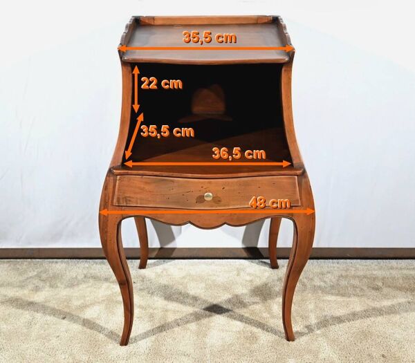 Table à Encas en Merisier Roux, style Louis XV – 1ère Partie XXe