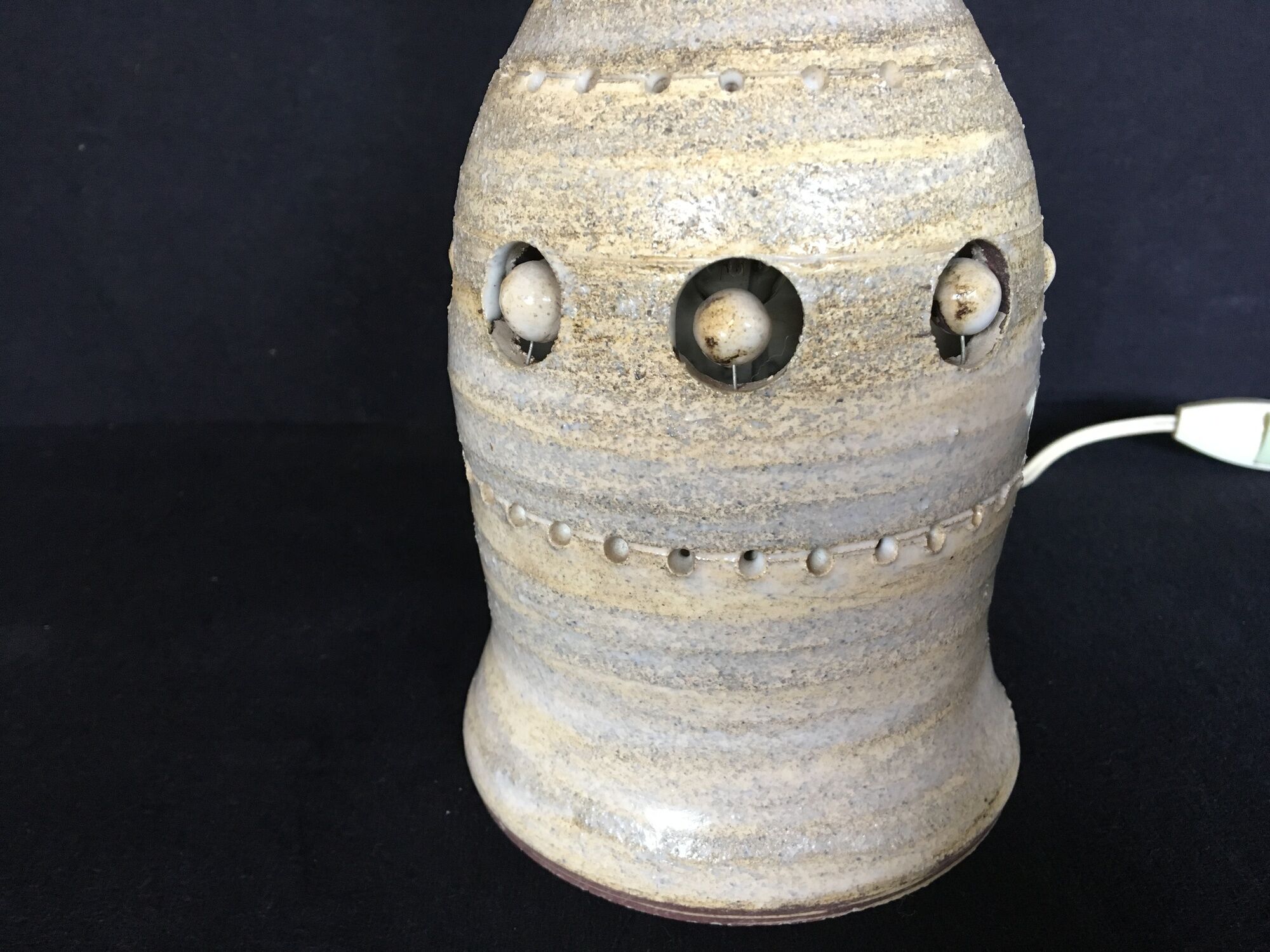 Ceramic lamp by Georges Pelletier, years 50