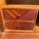 Old wooden and marble secretary