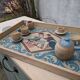 Old wooden dinette
