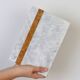 Salvatore – Rectangular serving tray in natural white marble