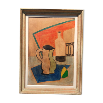 Abstract still life painting