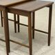 Set of 3 Scandinavian nesting tables in teak – 1960s