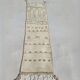 Handmade pure wool rug, size 75 x 300 cm