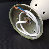 50s beige metal spot lamp on vintage rockabilly swivel.