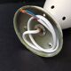 50s beige metal spot lamp on vintage rockabilly swivel.