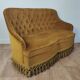 Velvet toad sofa
