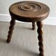 Wooden tripod stool