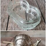 Beurrier escargot métal