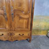 Small Louis XV cherry wood low cabinet