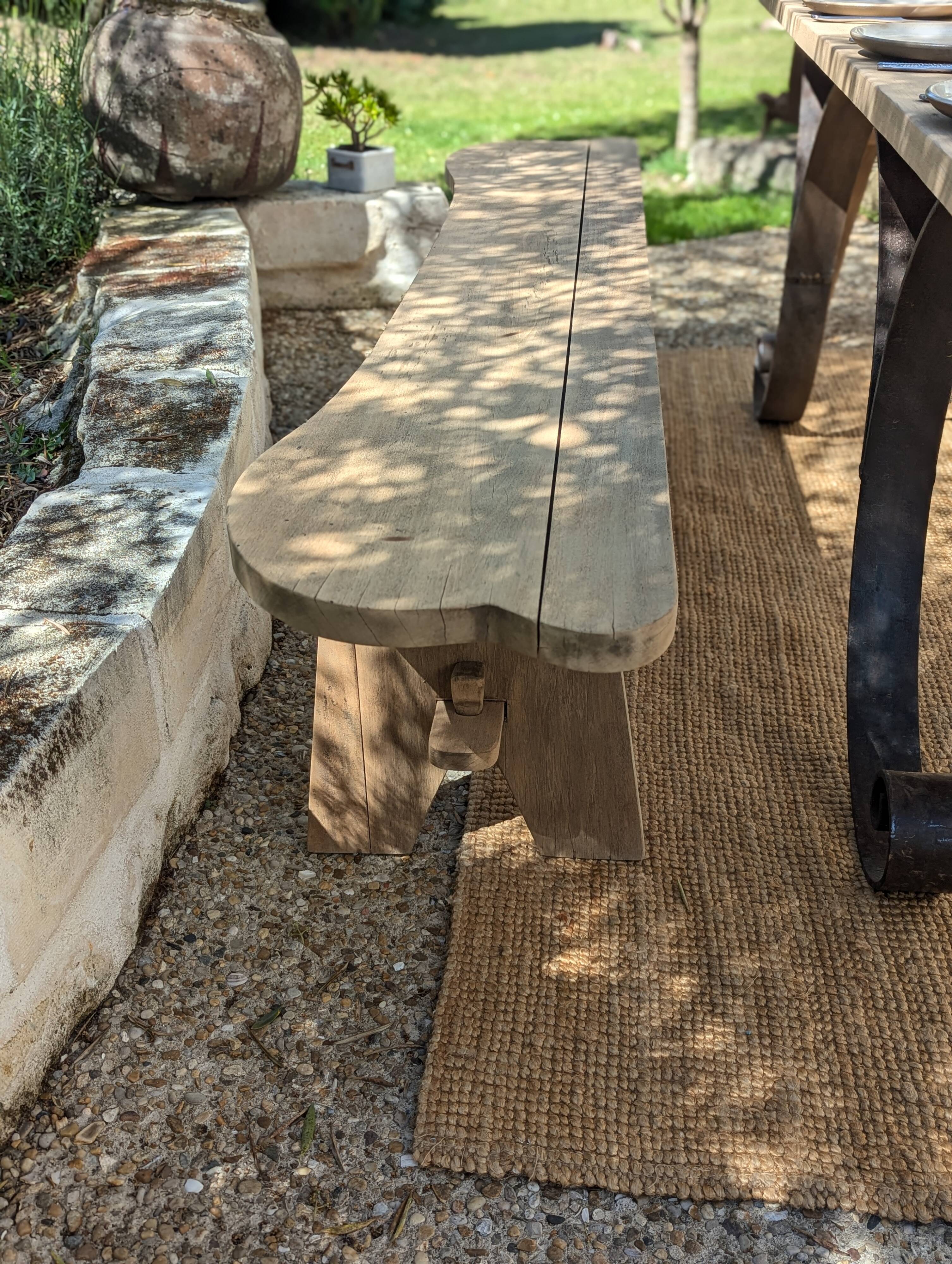Table set, stools and benches