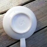 White ceramic cup