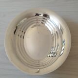 Silver metal vegetable dish