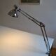 Articulated architect lamp with vintage clip, 90s, chrome metal