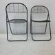 Set of 2 post modern wire chairs by Niels Gammelgaard for Ikea , 1980's