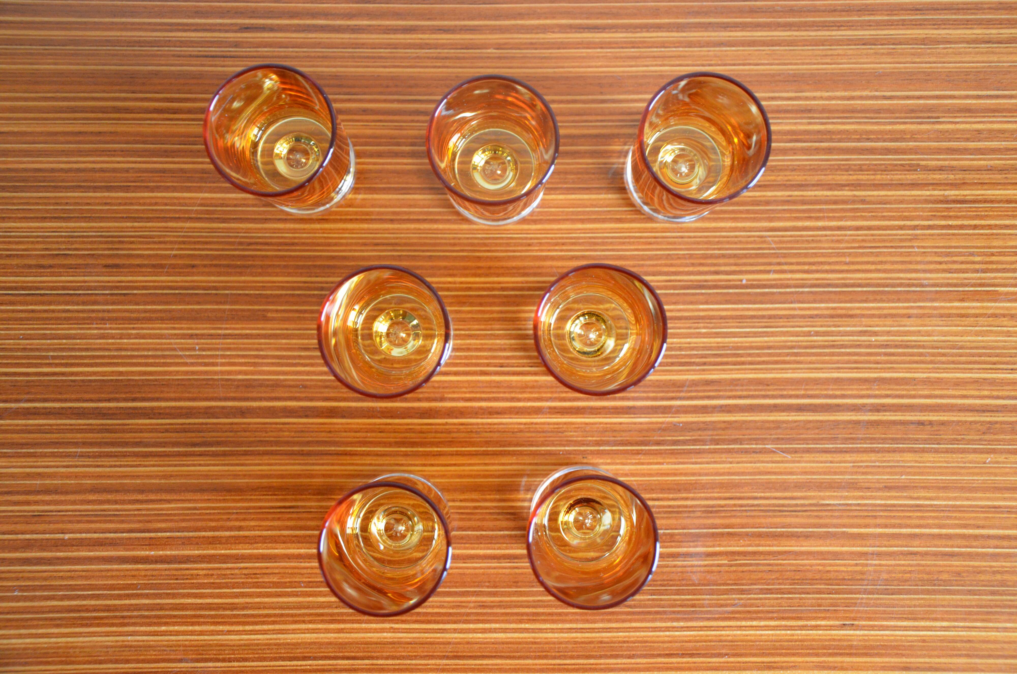 Luminarc liqueur glasses