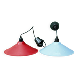 Pair of vintage IKEA T501 pendant lights